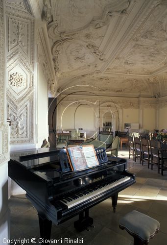 AUSTRIA - BURGENLAND - Bernstein - il castello - sala da pranzo