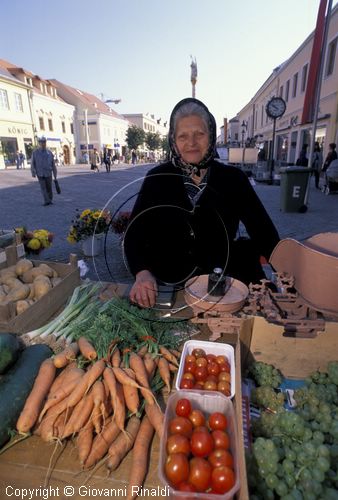 AUSTRIA - BURGENLAND - Eisenstadt - Hauptstrasse - mercato