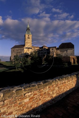 AUSTRIA - BURGENLAND - Gussing - veduta del castello sopra al borgo