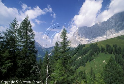 AUSTRIA - SALZKAMMERGUT (GOSAU) - veduta del gruppo del Dachstein