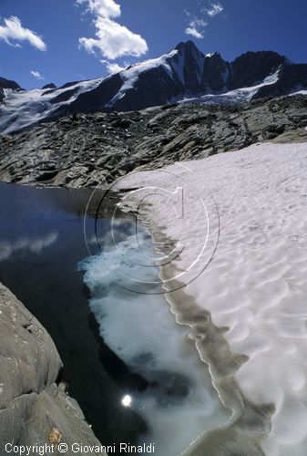 AUSTRIA - Gruppo del Glockner - ghiacci ai piedi delle Wasserfall Winkl