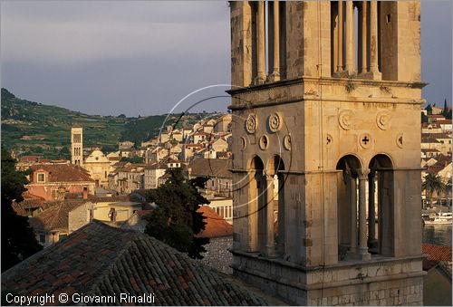 CROATIA - (Croazia) - ISOLA DI HVAR - Hvar - il campanile della chiesa di San Marco