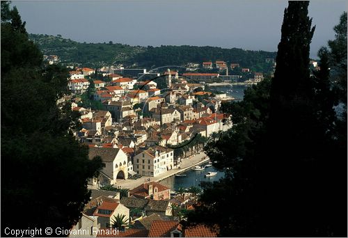 CROATIA - (Croazia) - ISOLA DI HVAR - Hvar - veduta dal castello