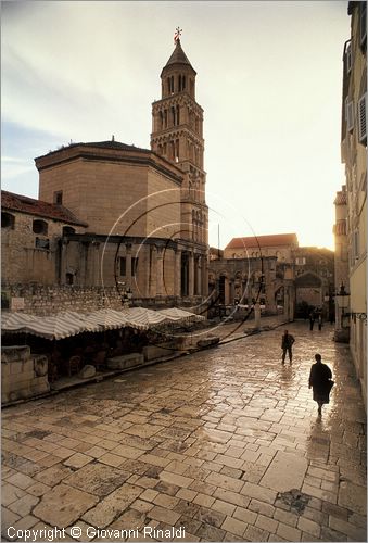 CROATIA - (Croazia) - SPLIT (Spalato) - citt vecchia che corrisponde all'antico Palazzo di Diocleziano