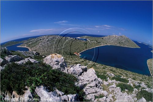 CROATIA - KORNATI (Croazia - Isole Incoronate) - Isola di Levrnaka vista dal Monte Svirac