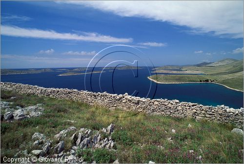 CROATIA - KORNATI (Croazia - Isole Incoronate) - Isola di Kornat - vista dal Monte Vrujsko