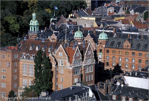 DENMARK - DANIMARCA - COPENHAGEN - veduta della citt dall'alto dell'Hotel Radisson Sas Royal