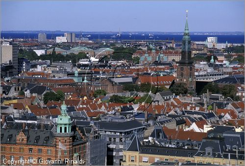 DENMARK - DANIMARCA - COPENHAGEN - veduta della citt dall'alto dell'Hotel Radisson Sas Royal