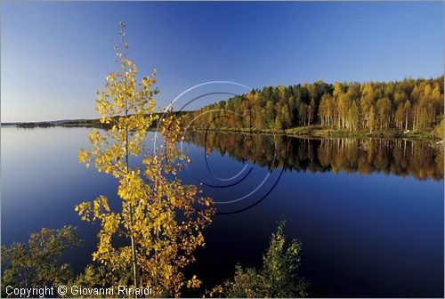 FINLAND - FINLANDIA - Lago Miekoyarvi (Pessalompolo) sulla strada tra Aavasaksa e Rovaniemi