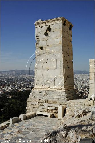 GREECE - ATENE - ATHENS - Acropoli - Acropolis - Monumento di Eumene presso i Propilei