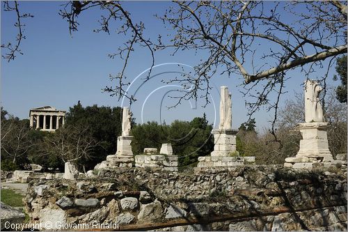 GREECE - ATENE - ATHENS - Agor - Athenian Agora - Odeion of Agrippa and Temple of Hephaistos