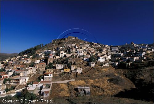 GREECE - CHIOS ISLAND (GRECIA - ISOLA DI CHIOS) - Volissos - veduta del borgo