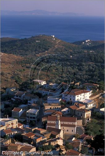 GREECE - CHIOS ISLAND (GRECIA - ISOLA DI CHIOS) - Volissos - veduta del borgo