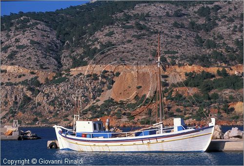 GREECE - CHIOS ISLAND (GRECIA - ISOLA DI CHIOS) - il porto di Lithi