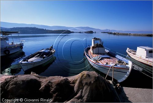 GREECE - CHIOS ISLAND (GRECIA - ISOLA DI CHIOS) - Limnia, il porto di Volissos