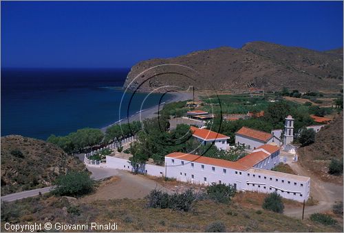 GREECE - CHIOS ISLAND (GRECIA - ISOLA DI CHIOS) - Monastero Ag. Markella sulla costa occidentale a nord di Volissos