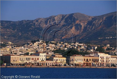 GREECE - CHIOS ISLAND (GRECIA - ISOLA DI CHIOS) - veduta della citt di Chios dal mare