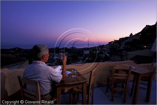 GREECE - CHIOS ISLAND (GRECIA - ISOLA DI CHIOS) - Volissos - bar ristorante Nikos