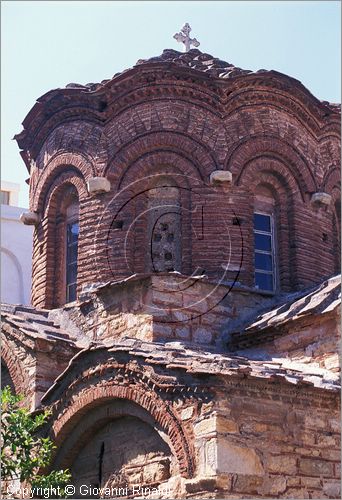 GREECE - CHIOS ISLAND (GRECIA - ISOLA DI CHIOS) - Pyrgi - chiesa di Agios Apostolos del XII secolo