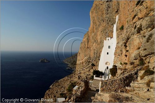 GRECIA - GREECE - Isole Cicladi - Amorgos - costa orientale - monastero Moni Hozoviotissis