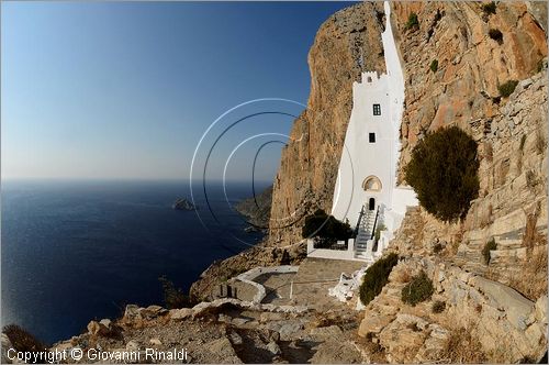 GRECIA - GREECE - Isole Cicladi - Amorgos - costa orientale - monastero Moni Hozoviotissis