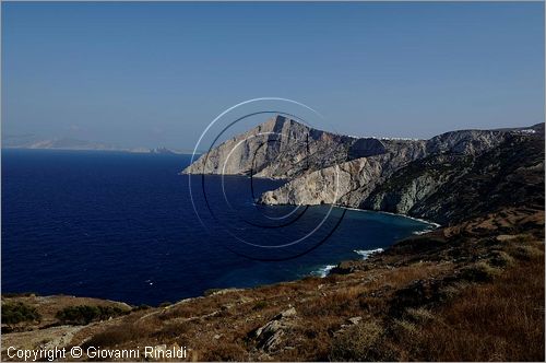 GRECIA - GREECE - Isole Cicladi - Folegandros - costa nord - Vorina bay e Plaka Bay