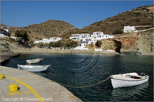 GRECIA - GREECE - Isole Cicladi - Folegandros - costa sud ovest - Vathy Bay - Angali