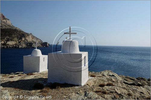 GRECIA - GREECE - Isole Cicladi - Folegandros - costa sud ovest - Vathy Bay