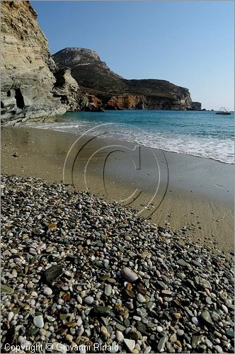 GRECIA - GREECE - Isole Cicladi - Folegandros - costa sud ovest - Vathy Bay