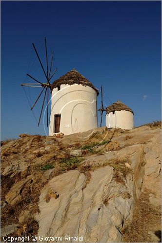 GRECIA - GREECE - Isole Cicladi - Ios - Chora - mulini