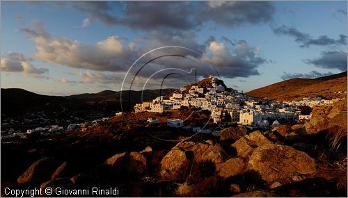 GRECIA - GREECE - Isole Cicladi - Ios - Chora - veduta al tramonto