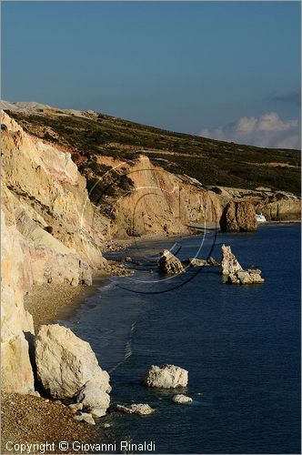 GRECIA - GREECE - Isole Cicladi - Milos - costa sud - Firiplaka (Fyriplaka)