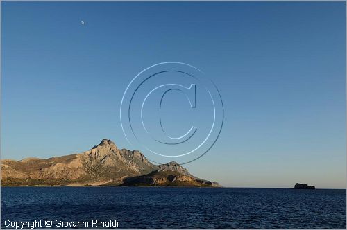 GRECIA - GREECE - Isola di Creta (Crete) - penisola di Gramvousa - Gramvousa Bay visto lall'isola di Imeri Gramvousa