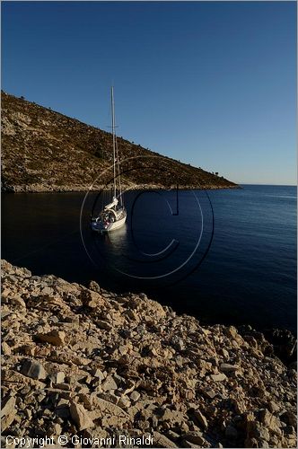 GRECIA - GREECE - Isole del Dodecaneso - Dodecanese Islands - Isola di Agatonissi (Agathonisi) - la costa sud - Aghios Georghios Bay