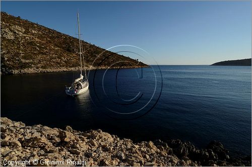 GRECIA - GREECE - Isole del Dodecaneso - Dodecanese Islands - Isola di Agatonissi (Agathonisi) - la costa sud - Aghios Georghios Bay