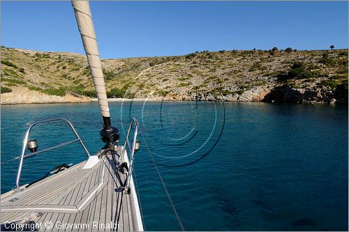 GRECIA - GREECE - Isole del Dodecaneso - Dodecanese Islands - Isola di Agatonissi (Agathonisi) - la costa sud est - Poros Bay