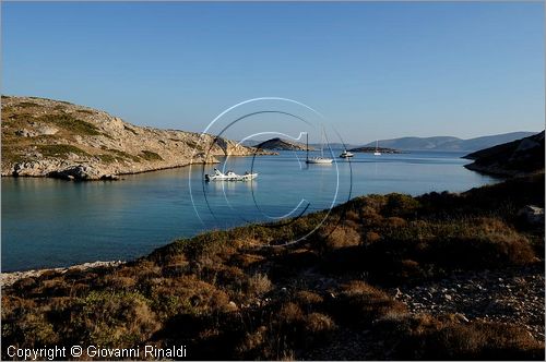 GRECIA - GREECE - Isole del Dodecaneso - Dodecanese Islands - Isola di Arki - Tiganakia sulla costa orientale