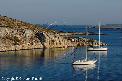 GRECIA - GREECE - Isole del Dodecaneso - Dodecanese Islands - Isola di Arki - Tiganakia sulla costa orientale