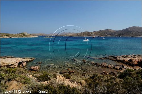 GRECIA - GREECE - Isole del Dodecaneso - Dodecanese Islands - Isola di Leros - Isolotto di Archangelos sulla costa nord-ovest