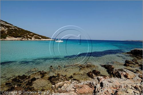 GRECIA - GREECE - Isole del Dodecaneso - Dodecanese Islands - Isola di Lipsi - Lipsos - Leipsi - Plathis Gialos beach