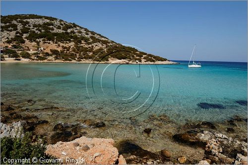 GRECIA - GREECE - Isole del Dodecaneso - Dodecanese Islands - Isola di Lipsi - Lipsos - Leipsi - Plathis Gialos beach