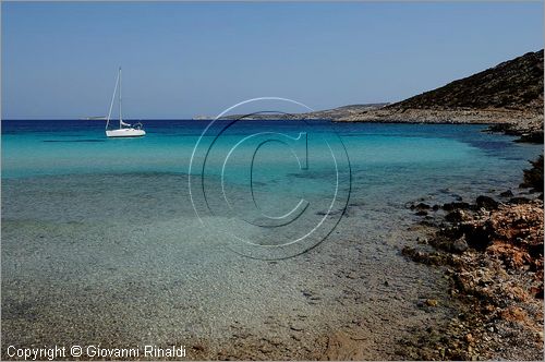 GRECIA - GREECE - Isole del Dodecaneso - Dodecanese Islands - Isola di Lipsi - Lipsos - Leipsi - Plathis Gialos beach