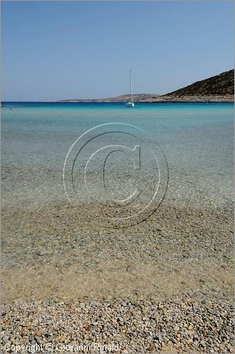 GRECIA - GREECE - Isole del Dodecaneso - Dodecanese Islands - Isola di Lipsi - Lipsos - Leipsi - Plathis Gialos beach