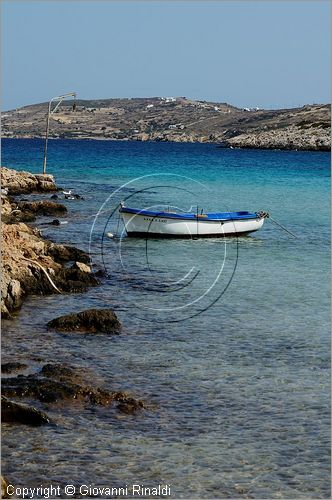 GRECIA - GREECE - Isole del Dodecaneso - Dodecanese Islands - Isola di Lipsi - Lipsos - Leipsi - Plathis Gialos beach