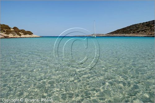 GRECIA - GREECE - Isole del Dodecaneso - Dodecanese Islands - Isola di Lipsi - Lipsos - Leipsi - Plathis Gialos beach