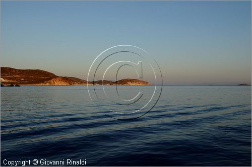 GRECIA - GREECE - Isole del Dodecaneso - Dodecanese Islands - Isola di Patmos - tramonto da Kambos beach