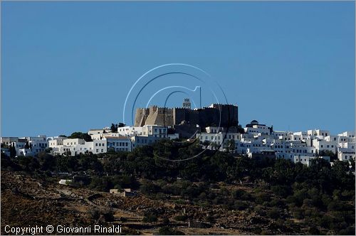 GRECIA - GREECE - Isole del Dodecaneso - Dodecanese Islands - Isola di Patmos - Hora con l'imponente monastero