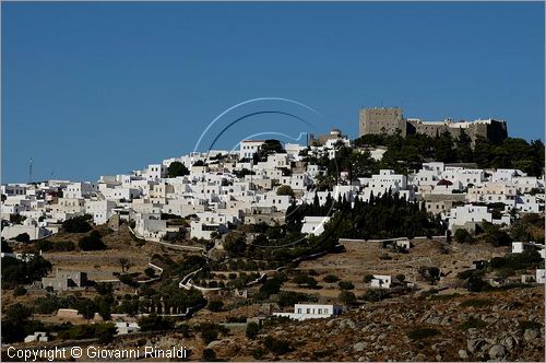 GRECIA - GREECE - Isole del Dodecaneso - Dodecanese Islands - Isola di Patmos - Hora vista da sud