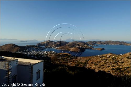 GRECIA - GREECE - Isole del Dodecaneso - Dodecanese Islands - Isola di Patmos - vista dalla Hora