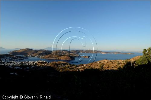 GRECIA - GREECE - Isole del Dodecaneso - Dodecanese Islands - Isola di Patmos - vista dalla Hora